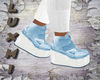 Blue Platform Shoes