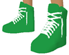 tennis shoes M green