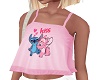 Kids Pink Kiss Halter