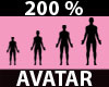 Avatar Resizer 200 %