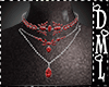 [DML]Ruby Layer Necklace