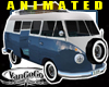 Van Bus Blue Animated 60