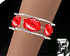 Bracelet Lips Red  L