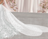 Heart Wedding Train
