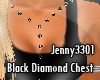 *J black diamond CHEST