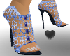 [Mdh] Blue Lace Heels