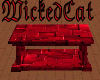 Wickeds Red Iron Table