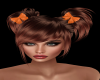 GR~ Hair Bows Orange V1