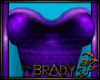 [B]purple strapless dres