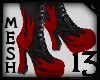 13 LACED FIRE BOOT MESH