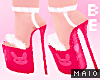 🅜LOVE: white heels BE