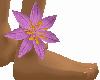anklet flower lily