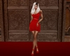 Semi-formal Dress-Red