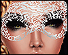 [Q]White lace mask