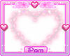 p. pink heart lights