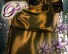 ~P~Taffeta skirt -bronze