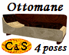 C&S Classical Ottomane