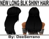 NEW LONG BLK SHINY HAIR