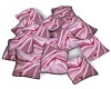 pink silk pillows