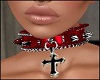 Red Collar + Cross