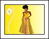 Vestido Yellow African