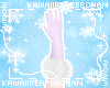 K| Santa Fur Gloves Lila