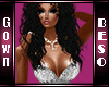 XXL Kat Long Gown Silver