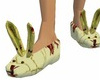 Mme Zombi Bunny Slippers