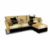 Couch gold/black w/poses