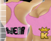 {K} Pink Kwear Tank