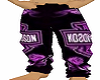 purple harley pants