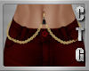 CTG ENVY GLD BELLY CHAIN