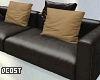 Leather Box Couch