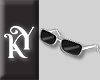 K - White Glasses