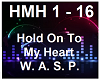 Hold On To My Heart-Wasp