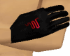 S!ck  Red n Black Gloves