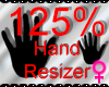 *M* Hand Scaler 125%