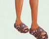 LV pink blossom slides