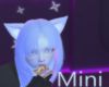 Blue cat ears