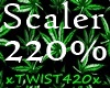 Scaler 220%