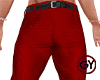GY*DEAN PANTS RED