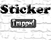 Trapped Sticker