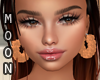 Fuzzy Earrings Orange