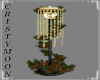 *CM*WINTER PINECONE LAMP