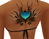 tribal heart back tat