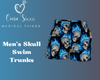 Men's Skull Swim Trunks