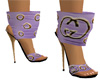 Purple/Gold  Heels