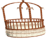 Wooden Brown Baby Crib