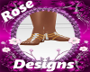 Brown White Sandal