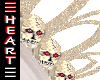 Crown Goth Skulls Bone